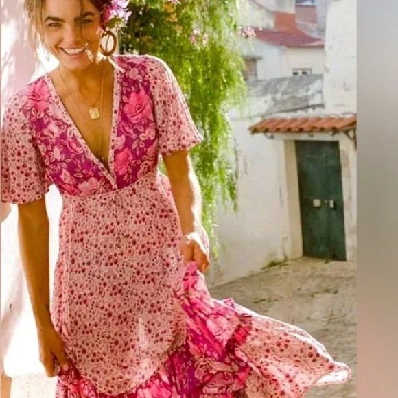 Spell Winona berry gown - xl - Picture 1 of 9